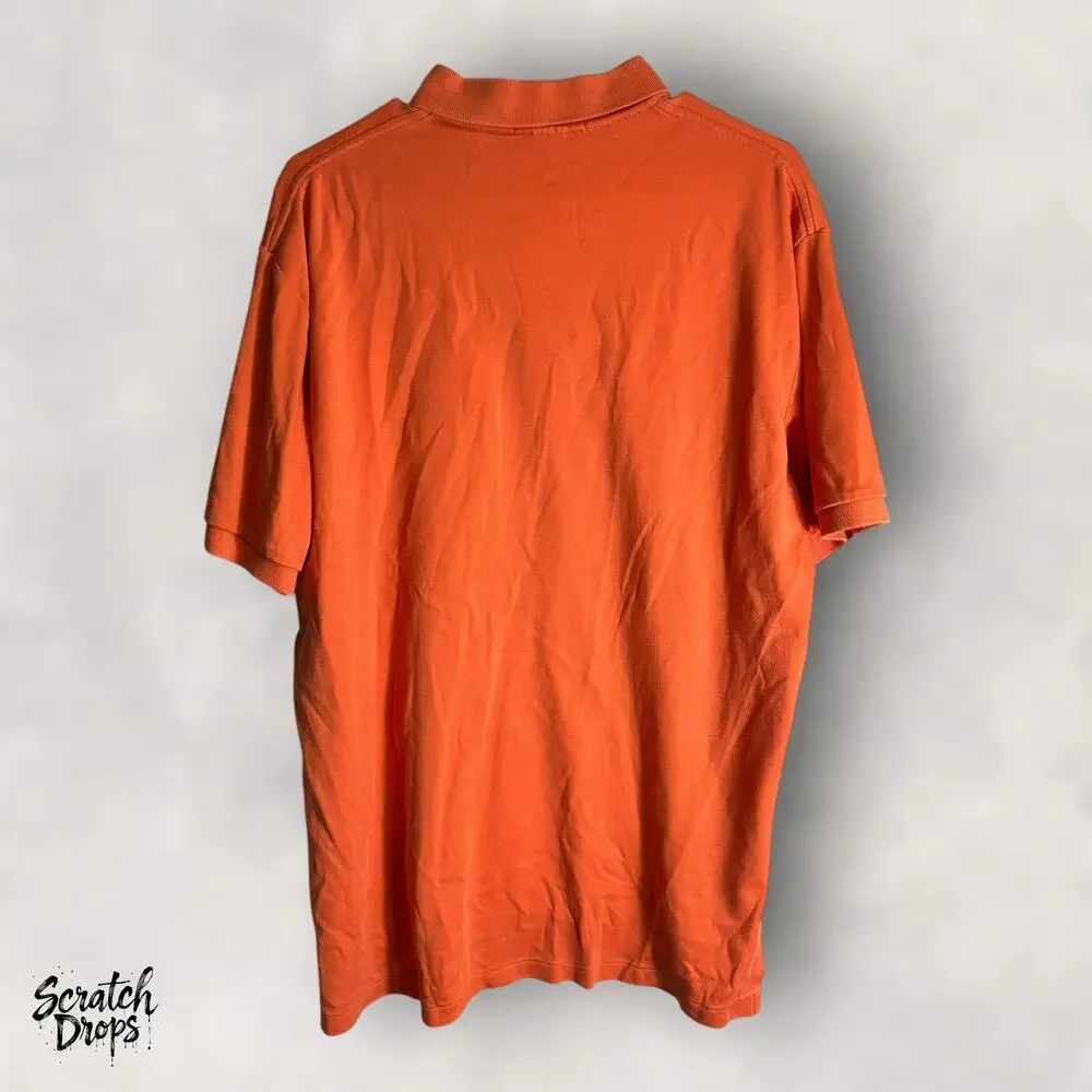 Polo by Ralph Lauren Orange Mens Large Short Sleeve Casual Shirt Classic Fit M02 - Picture 3 of 3